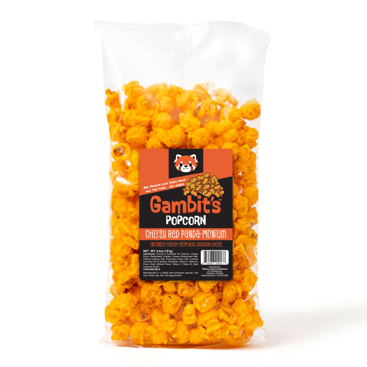 Cheesy Red Panda-monium Gambit's Popcorn